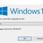 Shortcut Shutdown Windows 10